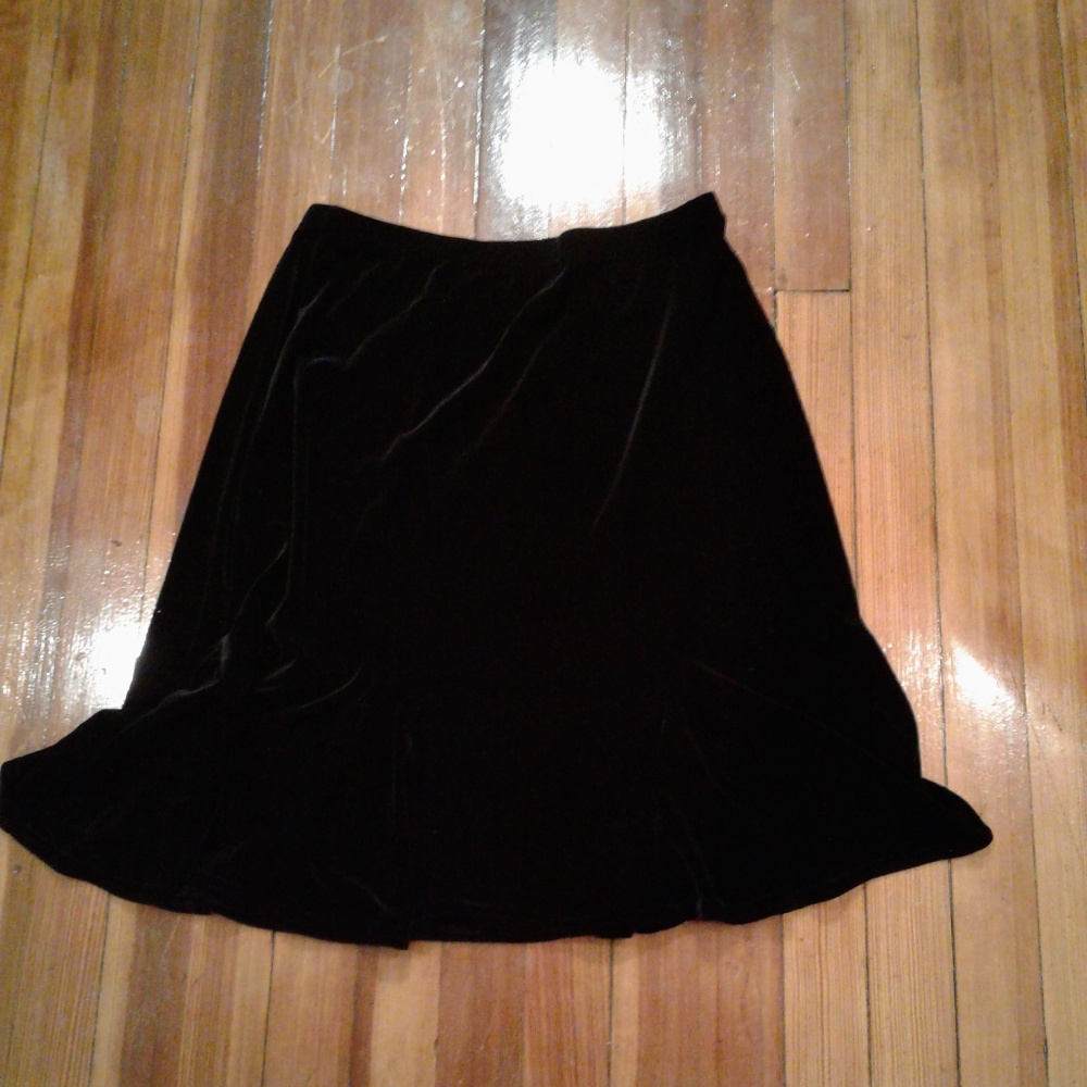 Beautiful Velvet Mini Skirt
